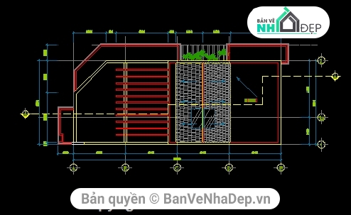 Nhà 3 tầng 6.5x16 m,Nhà 3 tầng 6.5x16m có phối cảnh,kiến trúc nhà 3 tầng đẹp,bản vẽ nhà phố 3 tầng,mẫu nhà phố 3 tầng