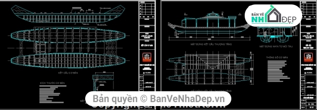 cad thuyền rồng,Bản vẽ thuyền,Thuyền rồng dài 18.5m,bản vẽ thuyền rồng,file cad thuyền rồng,thiết kế thuyền rồng