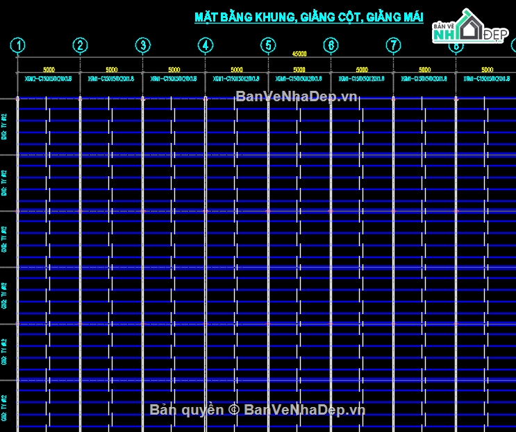 nhà để xe 3 khoang,nhà để xe file cad,file cad nhà để xe