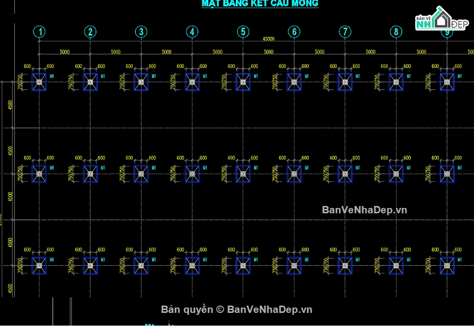 nhà để xe 3 khoang,nhà để xe file cad,file cad nhà để xe