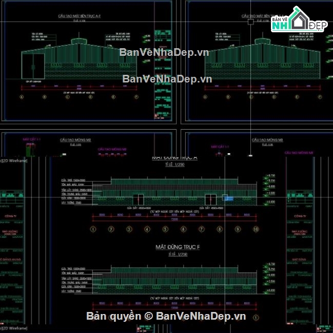 nhà xưởng,file cad nhà xưởng,nhà xưởng file cad