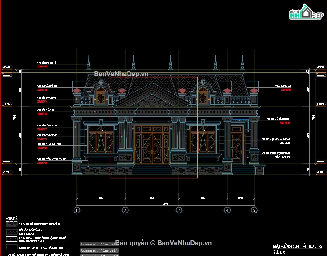 nhà vườn,bản vẽ nhà vườn,nhà vườn 1 tầng,biệt thự 1 tầng,cad biệt thự 1 tầng