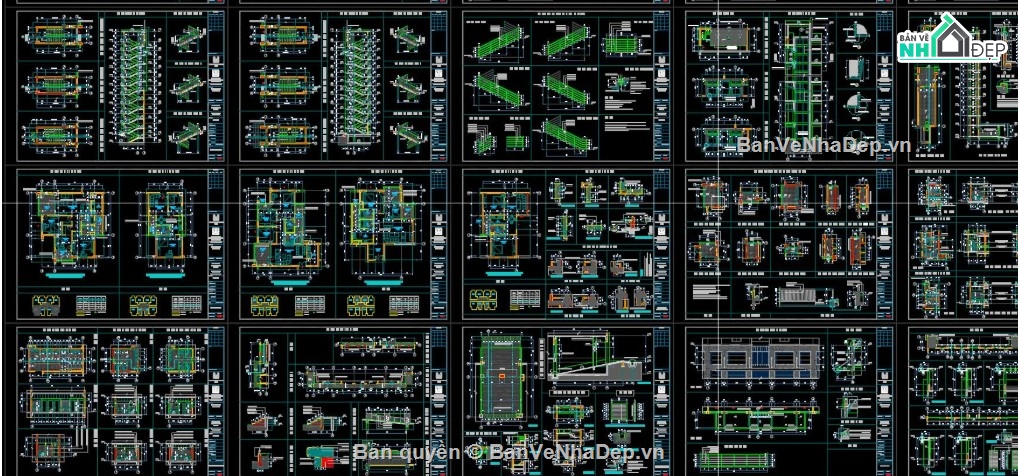 tòa nhà 10 tầng,file cad tòa nhà 10 tầng,tòa nhà 10 tầng file cad,bản vẽ tòa nhà 10 tầng