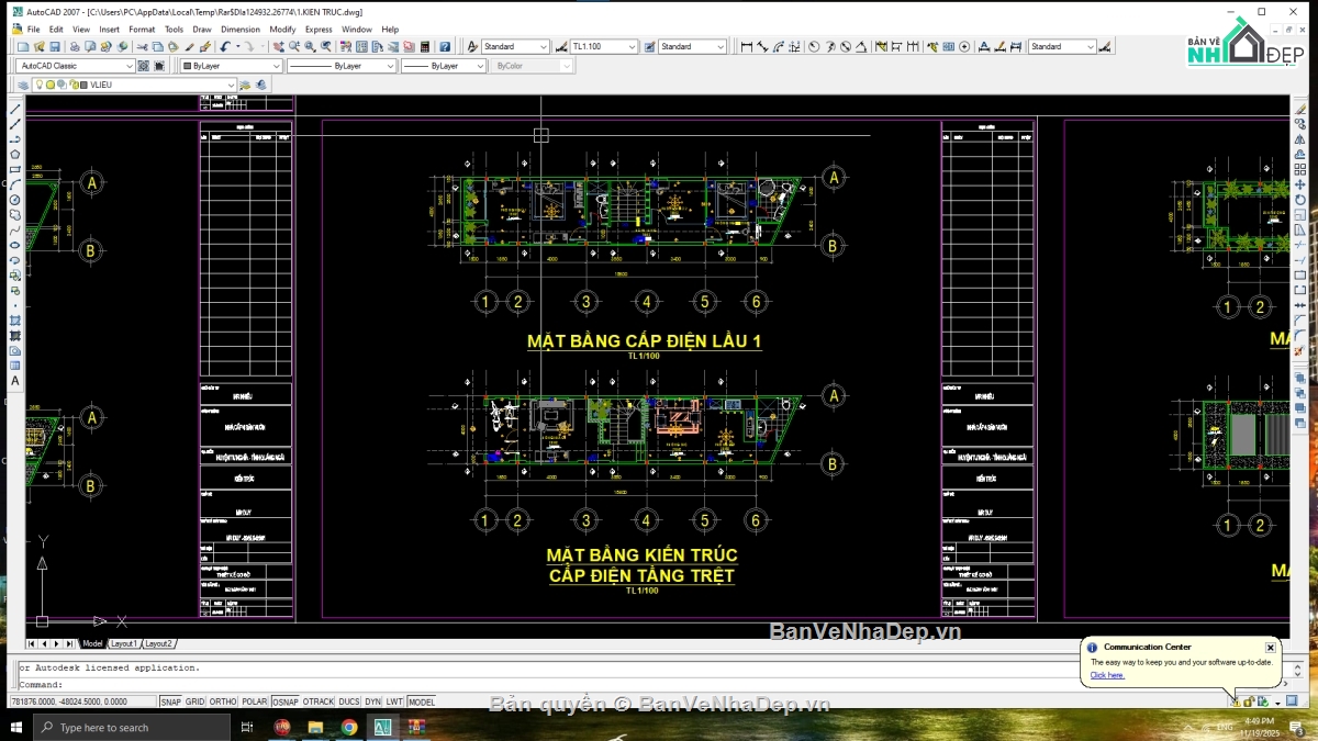 FILE CAD NHÀ PHỐ,NHÀ PHỐ 4X18M,kết cấu nhà dân