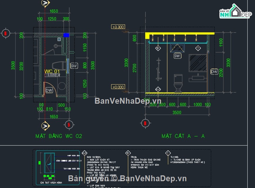 Bản vẽ nhà phố,nhà phố 3 tầng,Bản vẽ
