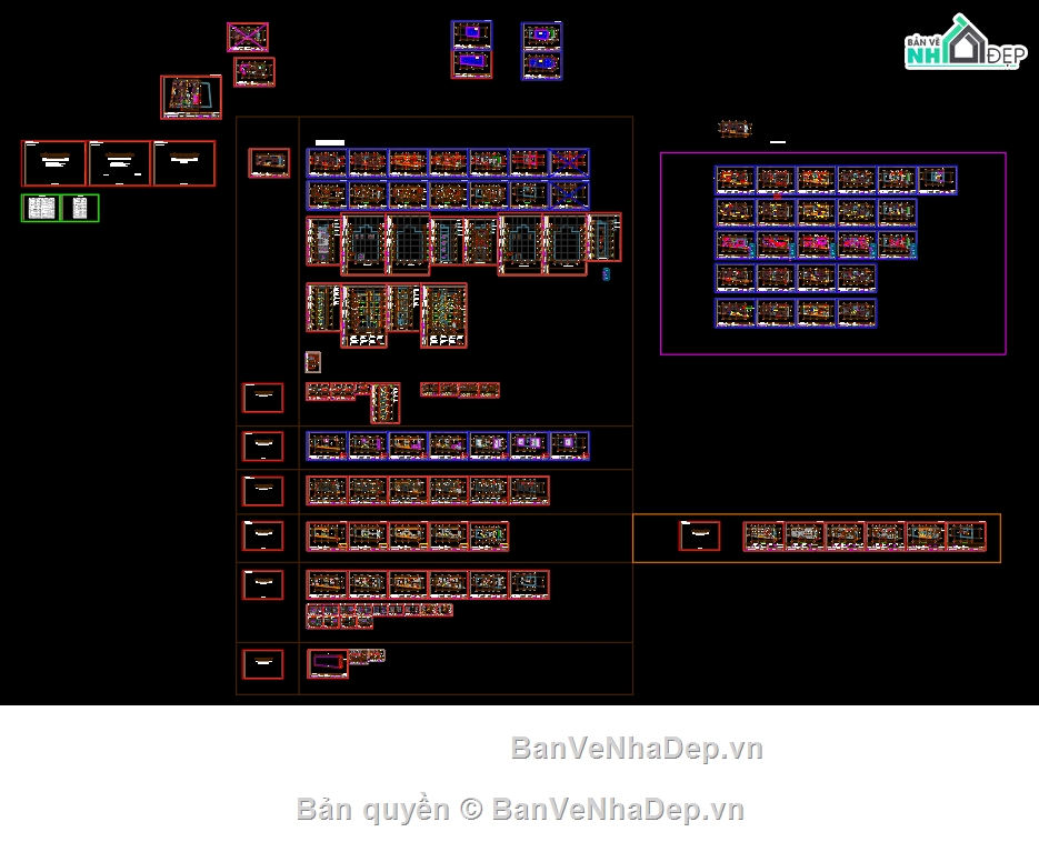 Bản vẽ nhà 4 tầng,kiến trúc nhà 5 tầng,bản vẽ nhà 5 tầng