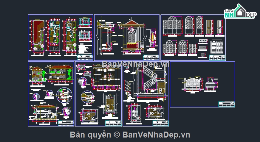 kiến trúc nhà,kiến rúc,2D,Bản vẽ kiến trúc nhà 3 tầng,Bản vẽ kiến trúc nhà phố,kiến trúc  nhà 2 tầng