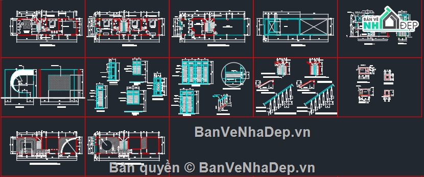 kiến trúc 3 tầng,nhà phố 3 tầng,cad nhà phố 3 tầng,file cad nhà phố 3 tầng,bản vẽ nhà phố 3 tầng
