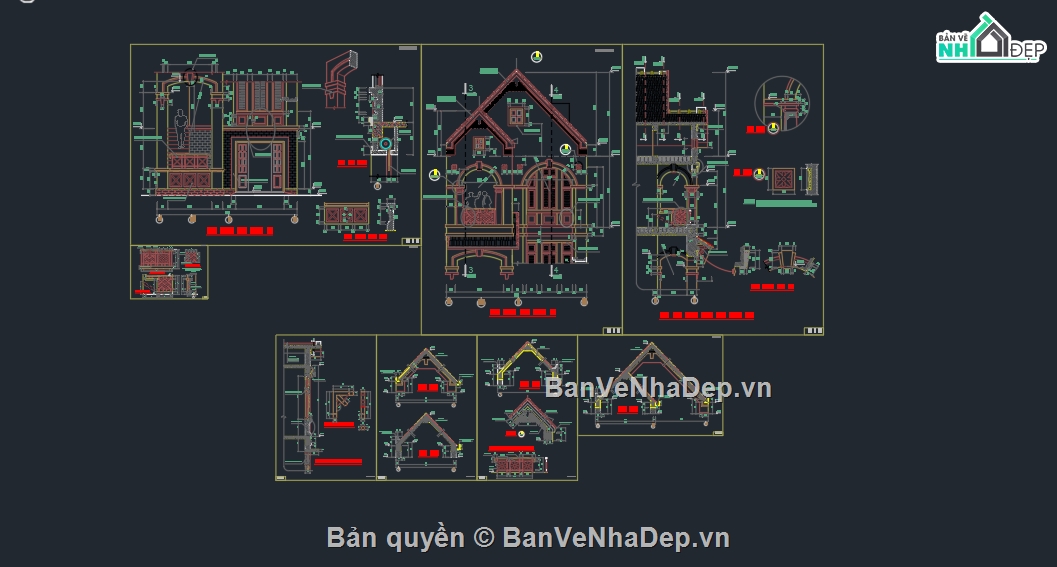 file cad nhà phố 3 tầng,nhà phố 3 tầng,bản vẽ nhà phố 3 tầng