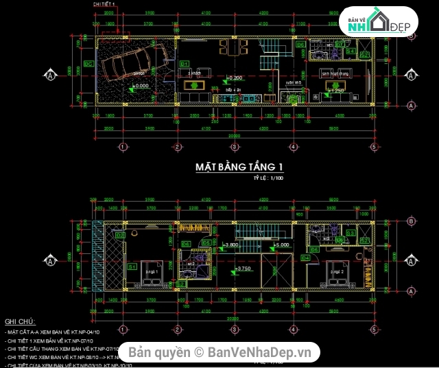 kiến trúc 3 tầng,bản vẽ nhà phố 3 tầng đẹp,bản vẽ nhà phố 3 tầng,nhà phố 3 tầng 5x20m,nhà phố 3 tầng lệch