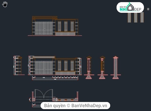 File cad bản vẽ 4 tầng,Nhà phố 4 tầng 7x17m,Bản vẽ nhà phố 4 tầng 7x17m,Nhà phố 4 tầng