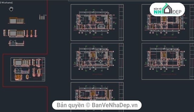 File cad bản vẽ 4 tầng,Nhà phố 4 tầng 7x17m,Bản vẽ nhà phố 4 tầng 7x17m,Nhà phố 4 tầng