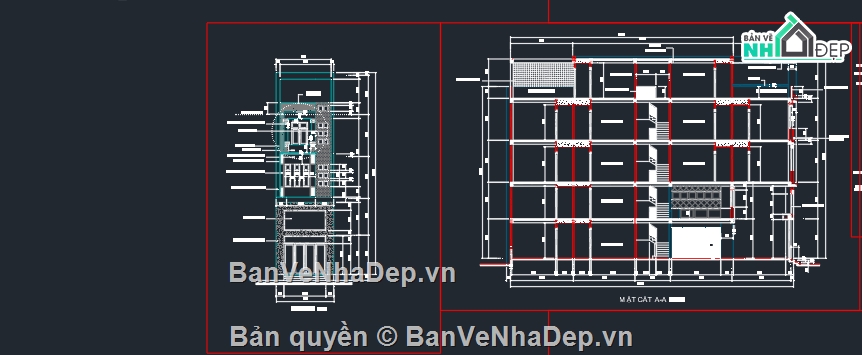 nhà phố 5 tầng,file cad nhà phố 5 tầng,nhà phố 5 tầng file cad,autocad nhà phố 5 tầng