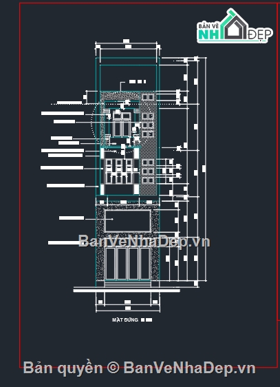 nhà phố 5 tầng,file cad nhà phố 5 tầng,nhà phố 5 tầng file cad,autocad nhà phố 5 tầng