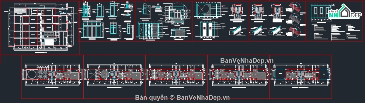 nhà phố 5 tầng,file cad nhà phố 5 tầng,nhà phố 5 tầng file cad,autocad nhà phố 5 tầng