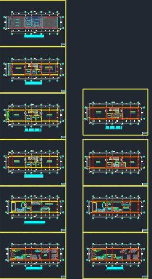 nhà phố 7 tầng,file cad nhà phố 7 tầng,cad nhà phố 7 tầng,bản vẽ nhà phố 7 tầng