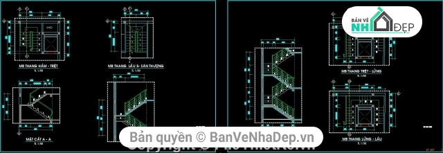 nhà 5 tầng 5.1x11.94m,nhà phố 5 tầng,thiết kế nhà phố 5 tầng,bản vẽ nhà phố 5 tầng,file autocad nhà phố 5 tầng