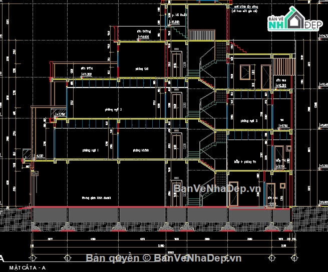 biệt thự 3 tầng,bản vẽ kiến trúc biệt thự 3 tầng,biệt thự,bản vẽ biệt thự,bản vẽ nhà phố,kiến trúc biệt thự