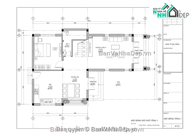 kiến trúc biệt thự 2 tầng,bản vẽ cad biệt thự 2 tầng,cad biệt thự 2 tầng,Biệt thự 2 tầng 9x13.62m,mẫu biệt thự 2 tầng