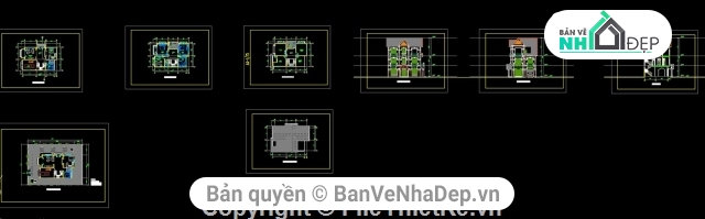 biệt thự 3 tầng,Biệt thự 3 tầng,kiến trúc biệt thự,bản vẽ biệt thự 3 tầng