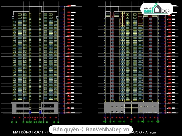 cao ốc 29 tầng,bản vẽ siêu tòa nhà 29 tầng,Tòa nhà cao ốc 29 tầng,cao ốc 29 tầng 45.2x53.4m,bản vẽ tòa nhà cao ốc 29 tầng,thiết kế tòa nhà cao ốc