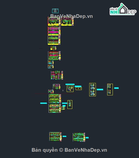 kiến trúc trường mầm non,bản vẽ trường mầm non,mầm non cnc