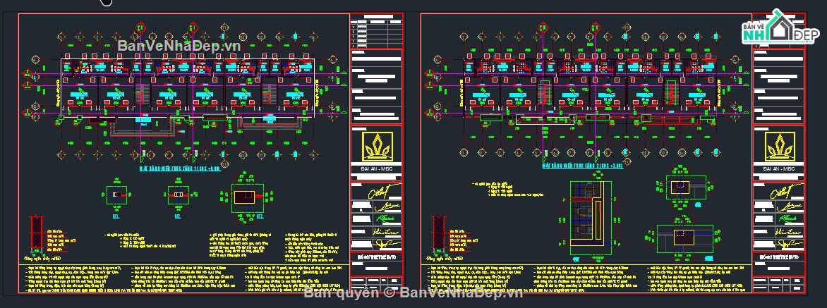 kiến trúc trường mầm non,bản vẽ trường mầm non,mầm non cnc