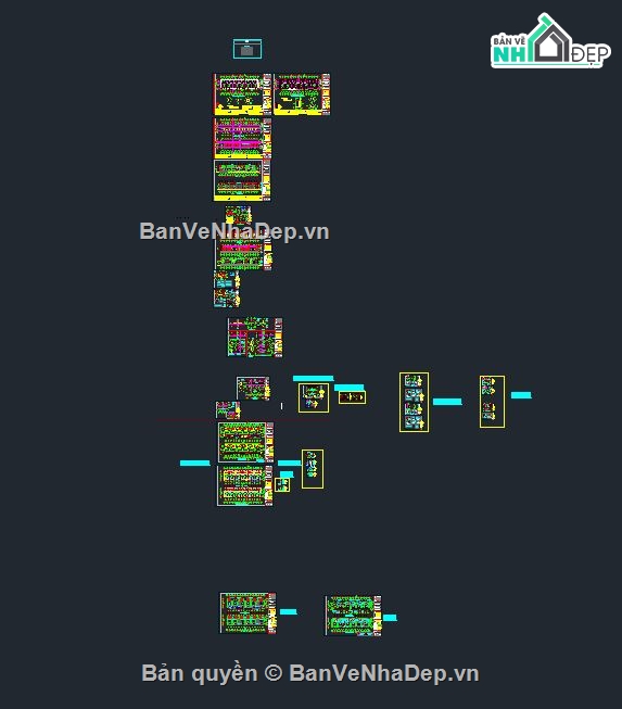 kiến trúc trường mầm non,bản vẽ trường mầm non,mầm non cnc