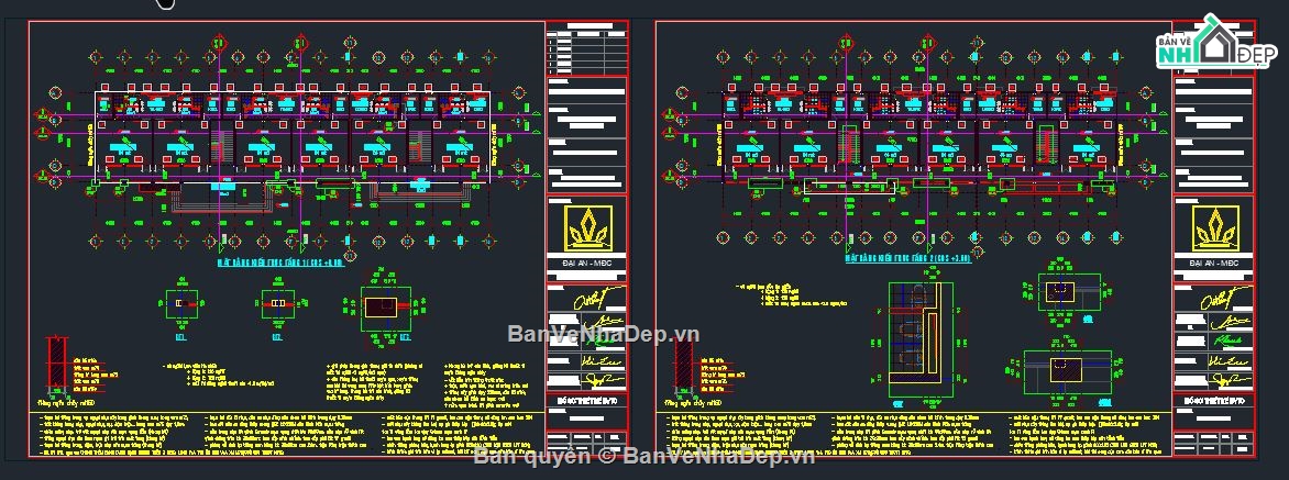 kiến trúc trường mầm non,bản vẽ trường mầm non,mầm non cnc
