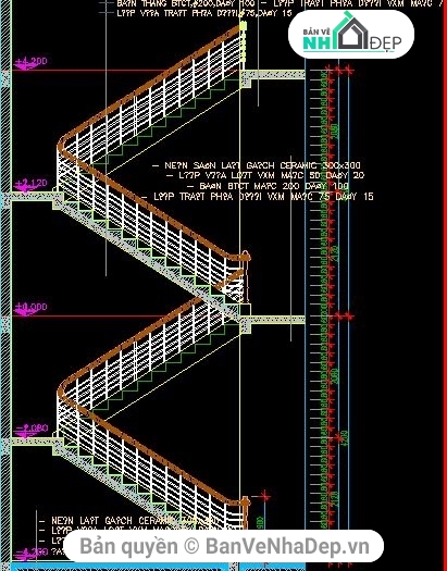 kiến trúc 2 tầng,kết cấu 2 tầng,Bản vẽ nhà phố,nhà phố 7.3x13.8