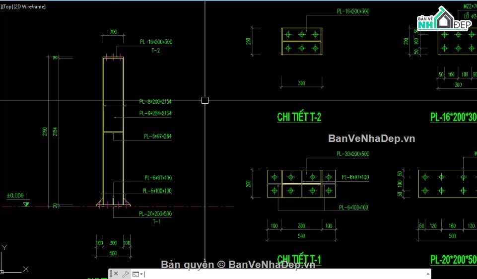 nhà xe,nhà để xe 8x25m,bản vẽ nhà để xe 8x25m