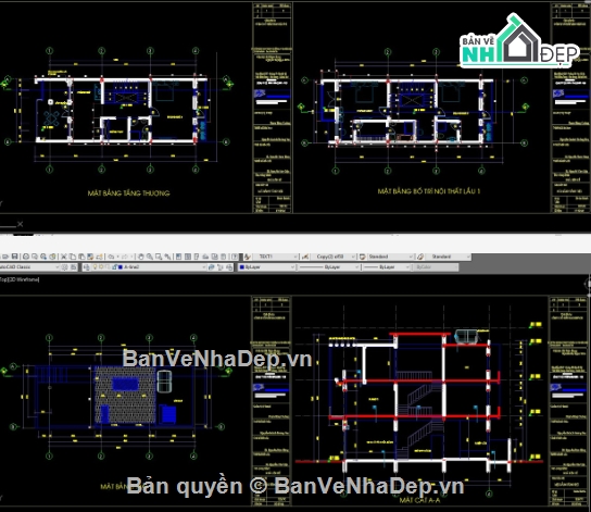 nhà phố 2 tầng,nhà 2 tầng cad,file cad nhà phố 2 tầng