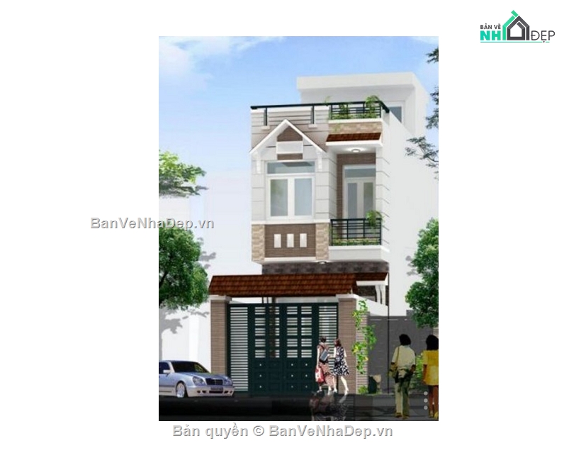 Bản vẽ nhà phố,mẫu nhà phố 2 tầng,mẫu nhà 2 tầng