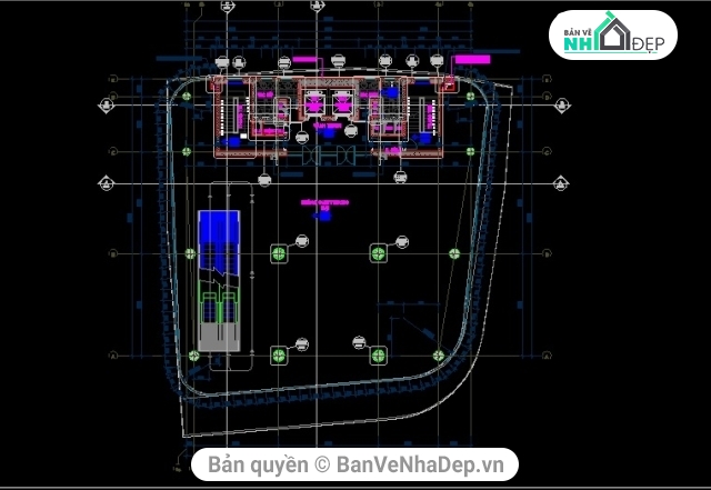 bản vẽ ngân hàng SHB đà nẵng (16 tầng),thiết kế ngân hàng SHB đà nẵng,bản vẽ cad ngân hàng SHB đà nẵng