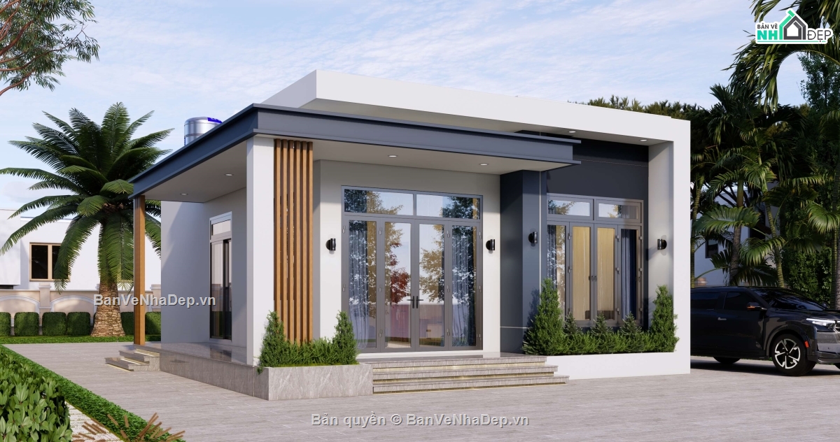 nhà 7x12m,nhà 1 tầng 7x12,nhà cấp 4 7x12,nhà cấp 4