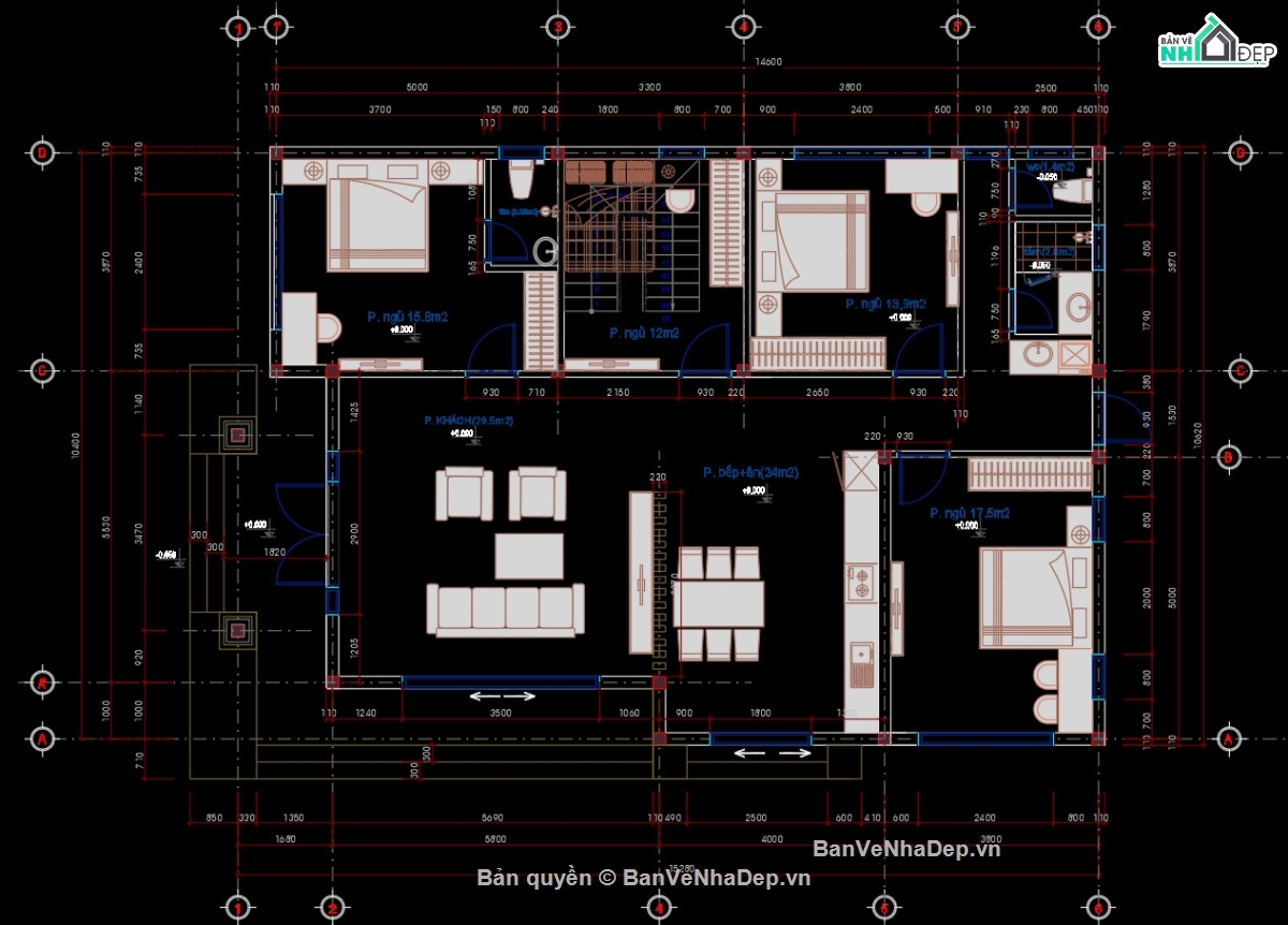 Nhà cấp 4 mái nhật,nhà cấp 4 mái nhật 11x16m,biệt thự vườn,nhà cấp 4