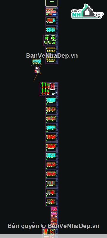 Bản vẽ nhà phố 3 tầng,nhà phố 5x15m 3 tầng,Bản vẽ nhà phố 3 tầng 5x15m,nhà 3 tầng,3 tầng,nhà