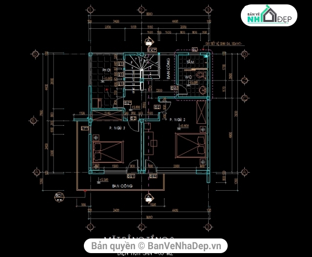 nhà 3 tầng 4 phòng ngủ,mẫu nhà mặt tiền 8m gác có gác lửng,nhà ở kết hợp kinh doanh,bản vẽ nhà phố mặt tiền 8m