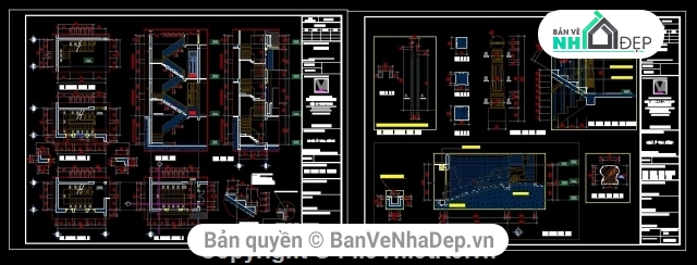 Bản vẽ biệt thự 3 tầng KT 16x18m full,bản vẽ biệt thự kích thước 16x18m,bản vẽ biệt thự 3 tầng + 1 bán hầm,Biệt thự 3 tầng siêu đẹp