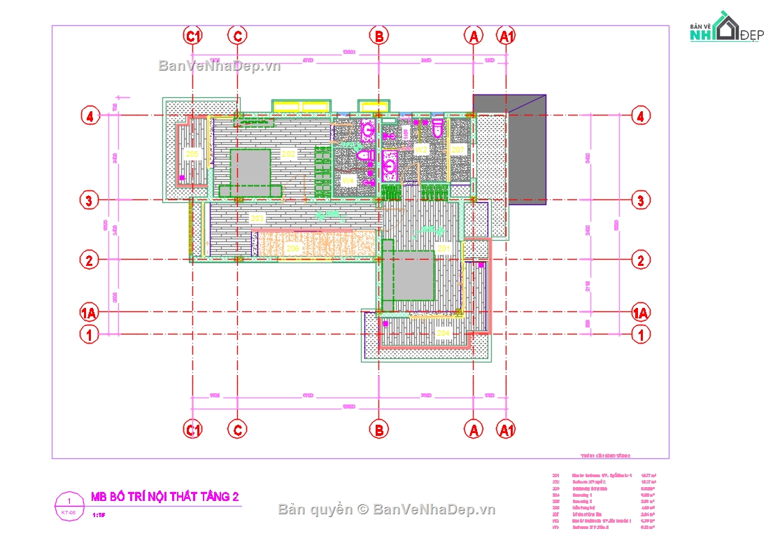 biệt thự 3 tầng,Biệt thự 3 tầng cad,bản vẽ biệt thự 3 tầng