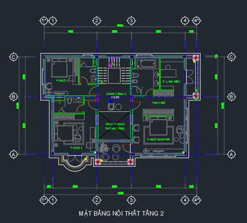 Biệt thự 3 tầng,biệt thự 3 tầng đẹp,File cad biệt thự 3 tầng,bản vẽ cad biệt thự 3 tầng
