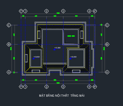 Biệt thự 3 tầng,biệt thự 3 tầng đẹp,File cad biệt thự 3 tầng,bản vẽ cad biệt thự 3 tầng