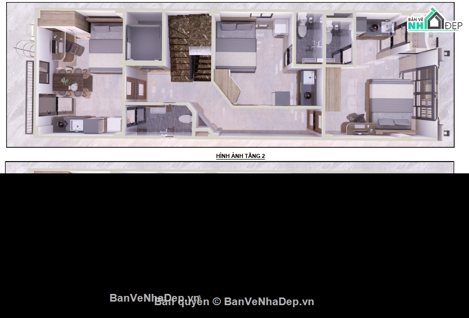 nhà 4 tầng,Bản vẽ nhà 4 tầng,thiết kế nhà 4 tầng