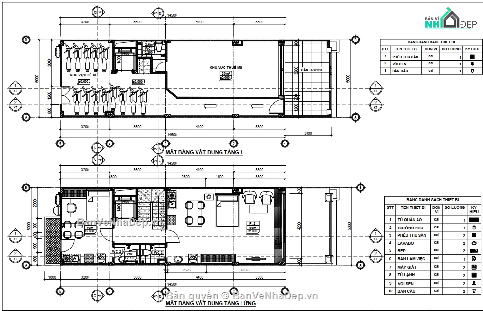 nhà 4 tầng,Bản vẽ nhà 4 tầng,thiết kế nhà 4 tầng