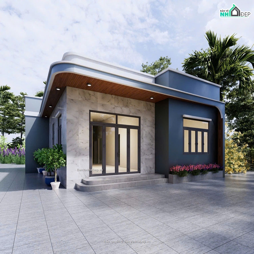 nhà cấp 4,kiến trúc nhà cấp 4,kiến trúc nhà