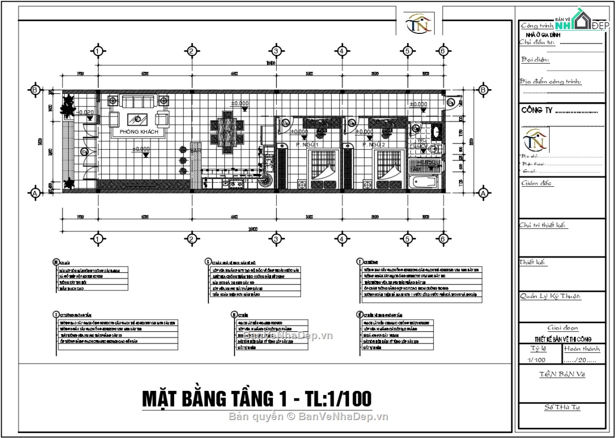 nhà cấp 4,kiến trúc nhà cấp 4,bản vẽ nhà cấp 4