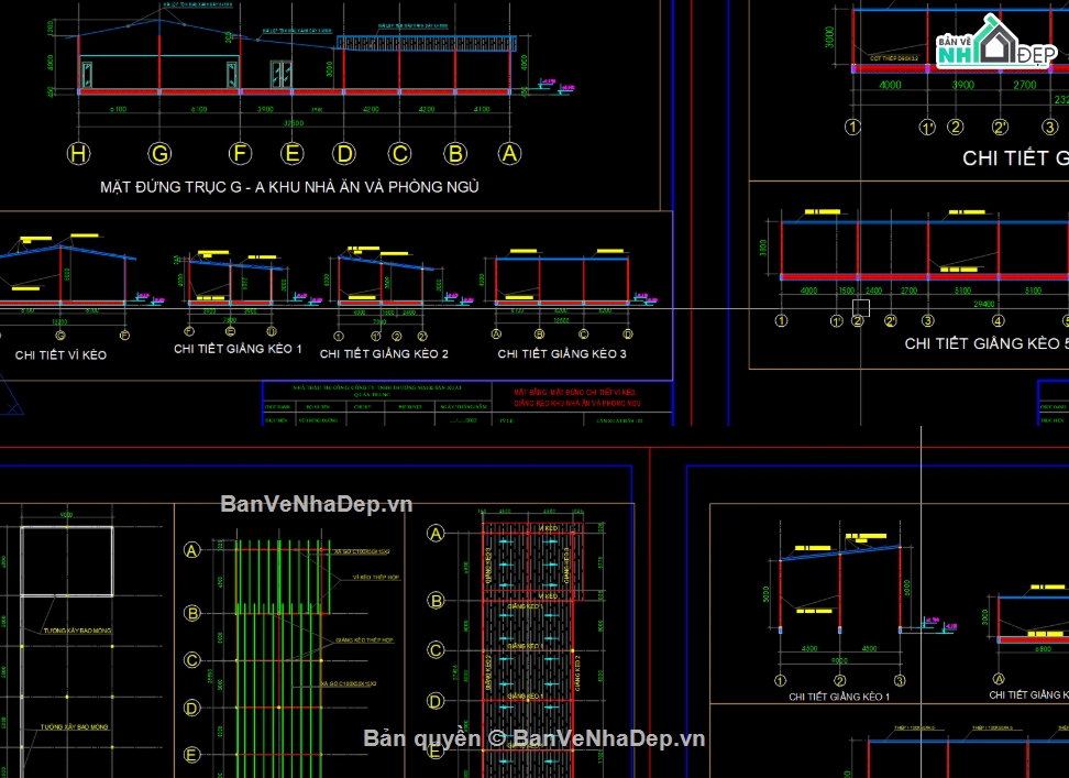 lán trại file cad,cad lán trại,lán trại fle cad