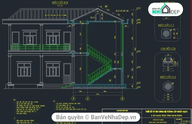 nhà điều hành,Nhà điều hành cấp nước,Thiết kế nhà điều hành,Cad nhà điều hành công ty cấp nước