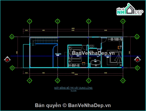 Bản vẽ nhà gác lửng đẹp,Bản vẽ nhà gác lửng 5x15,Bản vẽ nhà gác lửng hiện đại