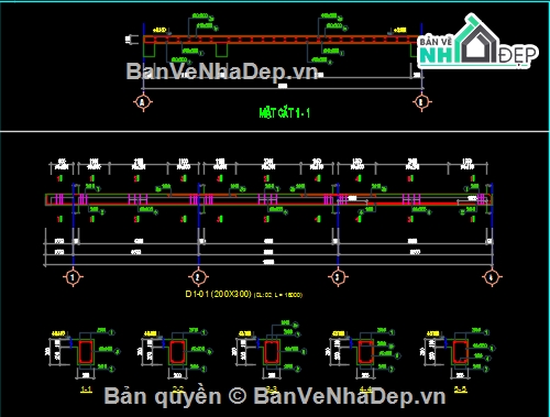 Bản vẽ nhà gác lửng đẹp,Bản vẽ nhà gác lửng 5x15,Bản vẽ nhà gác lửng hiện đại